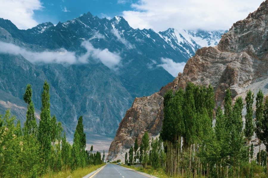 hunza valley snow weather